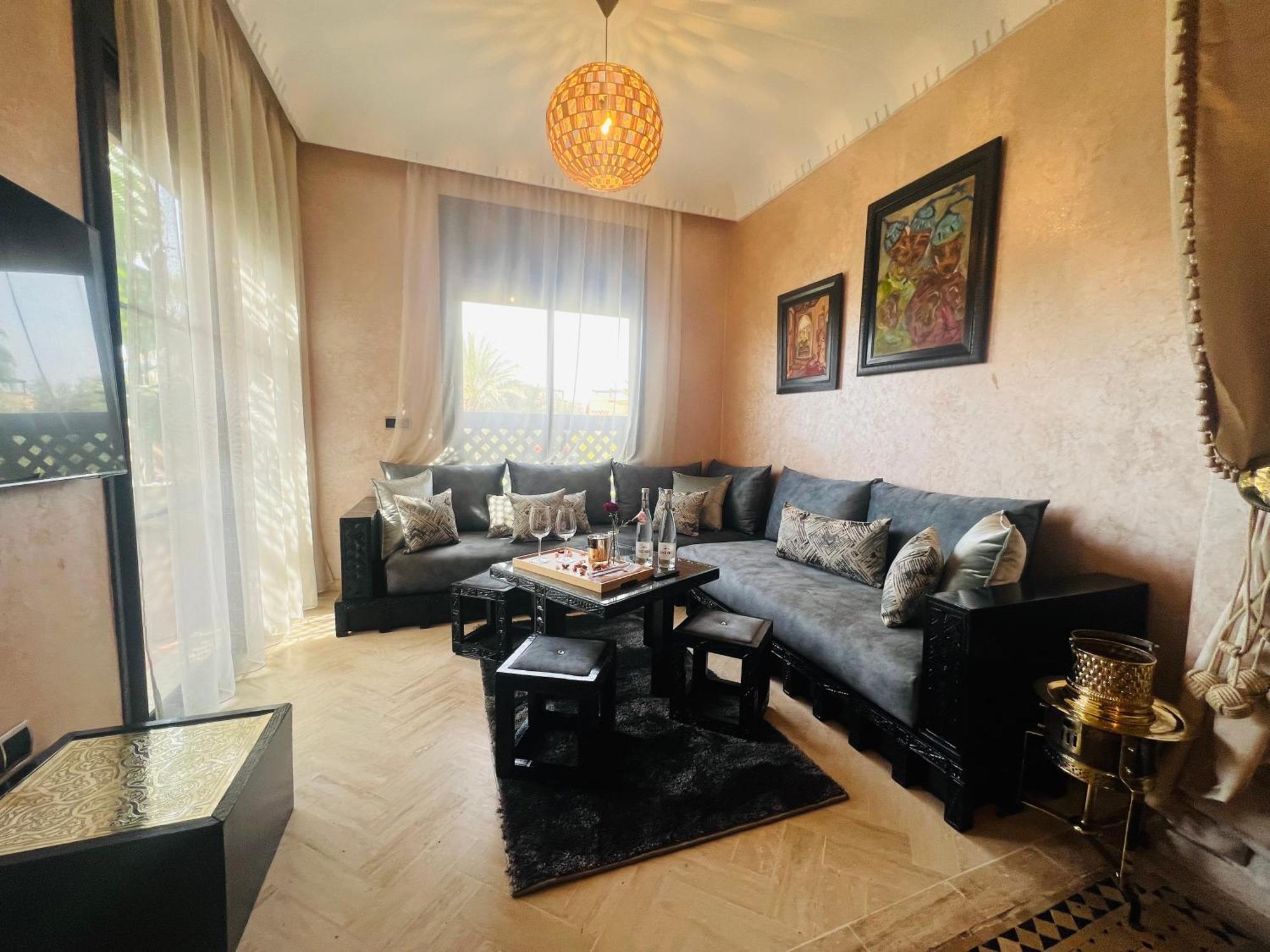Duplex Atlas Golf Resort Pοοl Νieω Seriniτყ & Cαlm Marrakesh Exteriör bild