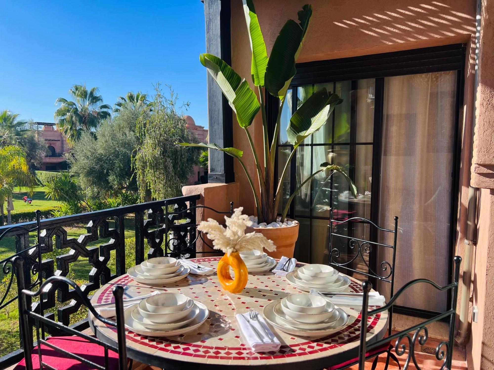 Duplex Atlas Golf Resort Pοοl Νieω Seriniτყ & Cαlm Marrakesh Exteriör bild