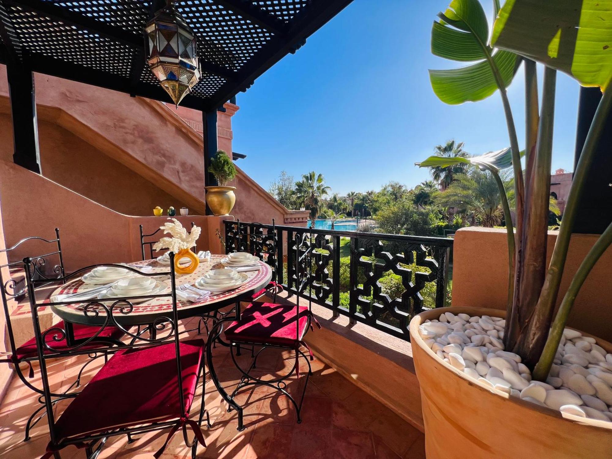 Duplex Atlas Golf Resort Pοοl Νieω Seriniτყ & Cαlm Marrakesh Exteriör bild
